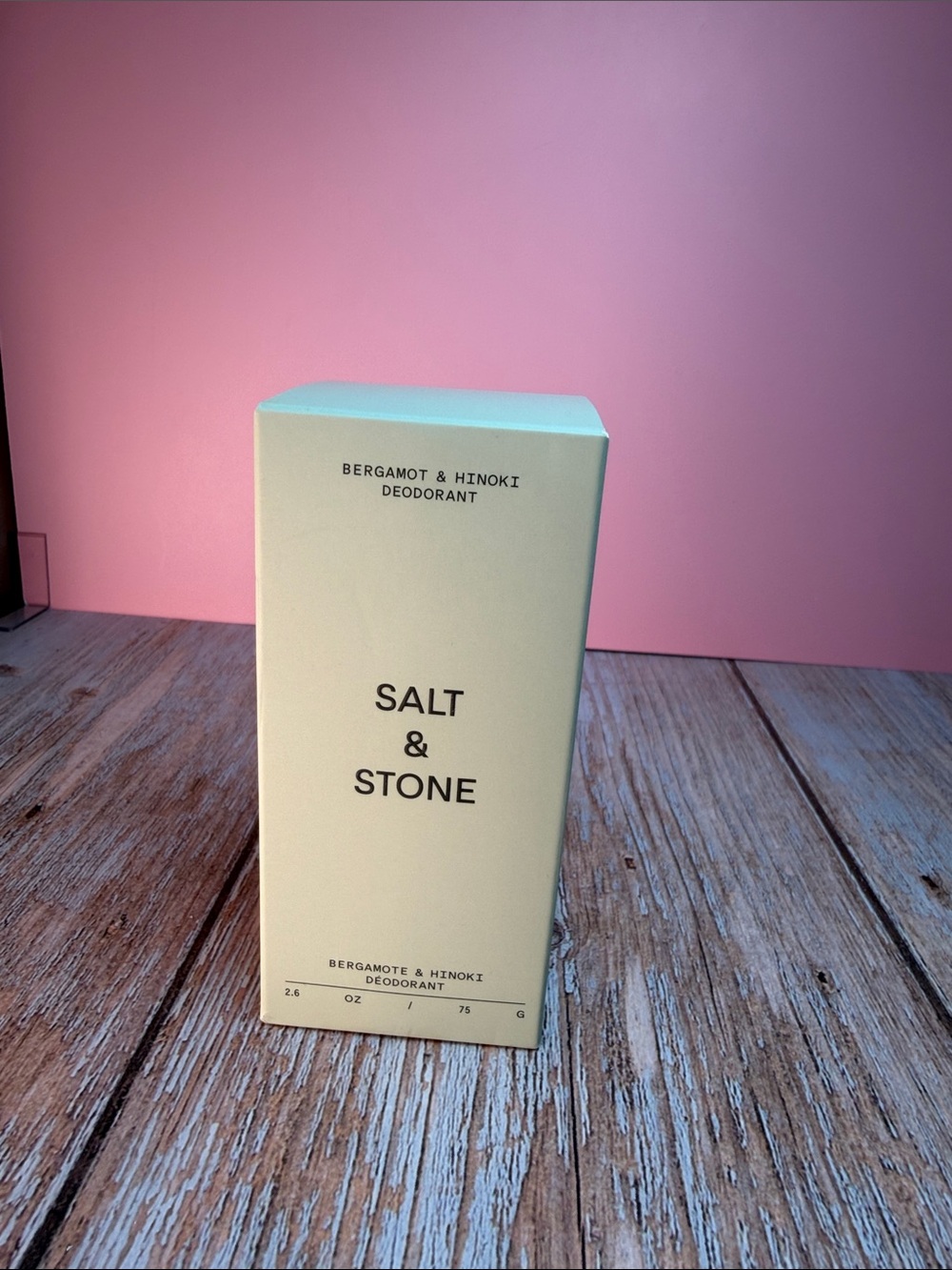 Salt & Stone Bergamot & Hinoki Deodorant — Cream